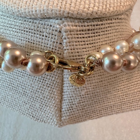 Statement Faux Pearl Twist Necklace Cream Blush Crewcuts by J.Crew Girls - Picture 5 of 10